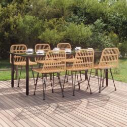 vidaXL Set mobilier de grădină, 7 piese, poliratan (3157892) - comfy