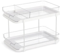 Zeller Raft depozitare Zeller, plastic, 33x21x23 cm, alb transparent (ZE-14757) Raft