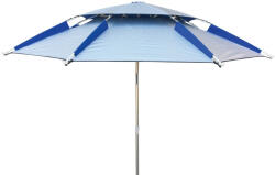 Solart Umbrelă Pliabilă De Plajă Din Aluminiu Diametru 2.2m Cu Protecție UV Și Rezistență La Vânt Albastră 1557 (1557)