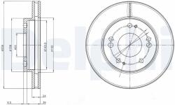 DELPHI Disc frana DELPHI BG4197