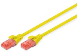 ASSMANN CAT6 U/UTP 2m hálózati kábel Sárga U/UTP (UTP) (DK-1612-020/Y)