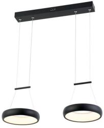 Reality Thea Pendant lamp, Alu. and Acrylic and IronSand BlackLED 24W; 4000K; 80lm/W; 25000hours; CRI≧80; A+Size: 485x200xH1200mm - REAL-338202-30 (REAL-338202-30)