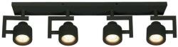 Reality Alenis 2 Spot lamp, sand black 4*GU10 , bulb not incl. 230V lamp size: 57*9cm H: 15cm - REAL-823304-02 (REAL-823304-02)