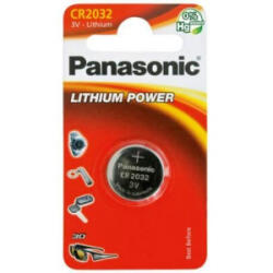 Panasonic Lithium Power 3V CR2032 220mAh gombelem (1db) (BK-CR2032-1B) (BK-CR2032-1B) - aqua