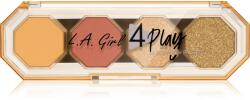 L. A. Girl Cosmetics 4 Play paletă cu farduri de ochi culoare Juicy 3.2 g