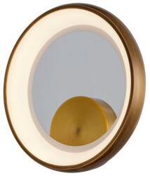 Reality Thea Wall lamp, Alu. and Acrylic and IronBrushed gold darkLED 20W; 80lm/W; 4000K25000hours; CRI≧80; A+Size: D300xH70mm - REAL-238201-33 (REAL-238201-33)