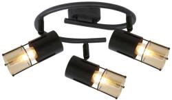 Reality Scottie Spot seire 3-ltmetal blackglass amberfor 3 x E14, max. 40W - REAL-835633-02 (REAL-835633-02)