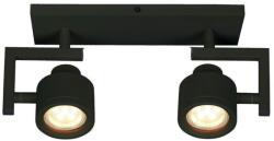Reality Alenis 2 Spot lamp, sand black 2*GU10 , bulb not incl. 230V lamp size: 26*9cm H: 15cm - REAL-823302-02 (REAL-823302-02)