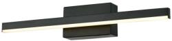 Reality Linea Bathroom LED WL. IP 44 Black W: 40cm H: 7cm. D: 11cm. Light down. Metal parts like Luvo (pos. 19) - REAL-234001-02 (REAL-234001-02)