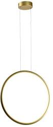 Reality Ragi Modern Pendant LightAlu. and Glass and IronPearl GoldLED 4000K 24W; 80lm/W; 25000hours; CRI≧80; A+Overallsize: W430xH1200mm - REAL-334611-03 (REAL-334611-03)