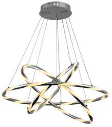 Reality Twister Pendant lamp LED D75*H120cm Metal: alu. Shade Acrylic12+18+30W 4800Lm 3000K. - REAL-331003-07 (REAL-331003-07)