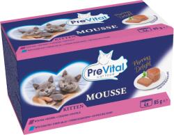 PreVital Mousse nedves macskaeledel 4x85g vegyes (kölyök)