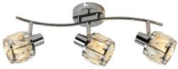 Reality Crownie 3lt spot, satin nickelmetal+crystal230V 50Hz E14*3(w/o bulb)L45cm canopy: D8cm - REAL-830903-06 (REAL-830903-06)