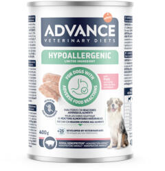 Affinity 400g Advance Veterinary Diets Hypoallergenic sertés nedves kutyaeledel