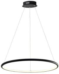 Reality Ragi Modern Pendant LightAlu. and Glass and IronMatt BlackLED 4000K 36W; 80lm/W; 25000hours; CRI≧80; A+Overallsize: D620*H1200MM - REAL-334621-02 (REAL-334621-02)