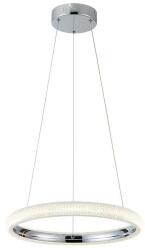 Reality Vigo LED pendant chrome Dia. 40cm with Auxerre clear diffusersLED 18W 4000Ktotal H120cm - REAL-340301-06 (REAL-340301-06)