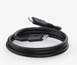 Spigen ArcWire USB-C - USB-C adat- és töltőkábel 1, 2m fekete (ACA06840)
