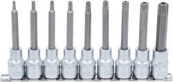 BGS technic Torx (furatos) bitdugókulcs készlet - 1/2" meghajtás, 100mm, 9db (BGS-5178)