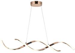 Reality Jersey Pendant lightAlu. and silicon and IronFrance Gold finishing21W LED incl. 80lm/W CRI: ≧80 ; 4000K / Dimmable with Remote control2years warranty; A+Overall size: L900xH1100mm - REAL (REAL-336801-