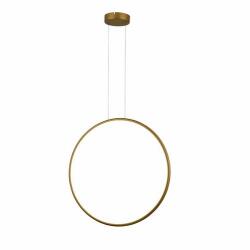 Reality Ragi Modern Pendant LightAlu. and Glass and IronPearl GoldLED 4000K 36W; 80lm/W; 25000hours; CRI≧80; A+Overallsize: W620xH1200mm - REAL-334641-09 (REAL-334641-09)