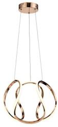 Reality Clarence Pendant lightAlu. and silicon and IronFrance Gold finish40W LED incl. 80lm/W CRI: ≧80 ; 2years warranty; A+4000K dimmable w remote controlOverall size: D350*1200mm - REAL-335001 (REAL-335001-