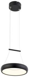 Reality Thea Pendant lamp, Alu. and Acrylic and Ironsand BlackLED 12W; 4000K; 80lm/W; 25000hours; CRI≧80; A+Size: D200xH1000mm - REAL-338201-30 (REAL-338201-30)
