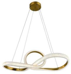 Reality Anchorage Pendant lamp, Alu. and acrylic and Ironshiny gold finish on aluLED 4000K 40W; 80lm/W; 25000hours; CRI≧80; A+Size: 760*280*H1200MM - REAL-337301-32 (REAL-337301-32)
