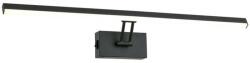 Reality Lester Wall lamp IP20Linea with movable armmatt Black finish7W LED; 4000K; 80lm/W25000hours; CRI≧80; A+with On/Off Switch on baseSize: L602xD125mm - REAL-238311-02 (REAL-238311-02)