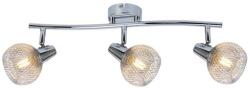 Reality Loretto 3lt spot, chromesize: 100*450*165mmmetal shade: ∅100*80mm3*E14 bulb not incl. - REAL-830703-06 (REAL-830703-06)