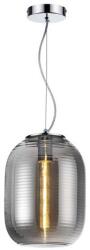 Reality Emily Glass Smoky grey electroplating E27*1 D230*290 - REAL-337601-02 (REAL-337601-02)
