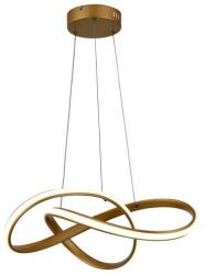 Reality Hannah Pendant lightAlu. and silicon and IronPainting Gold finish36W LED incl. 80lm/W CRI: ≧80 ; 2years warranty; A+4000K dimmable w remote controlOverall size: D500xH1200mm - REAL-33490 (REAL-334901-