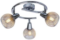 Reality Loretto 3lt G shape spot, chromesize: ∅460*165mmmetal shade: ∅100*80mm3*E14 bulb not incl. - REAL-830733-06 (REAL-830733-06)