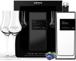 Árpád Pálinka Árpád Prémium Lepotica Szilva Pálinka (Exkluzív Díszdoboz 2 db Tulipán Pohárral) (40% 0, 5L)