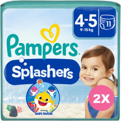 Pampers Splashers úszópelenka, méret 4-5, 2x11 db