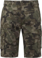 Kariban Férfi rövid nadrág Kariban KA754 Men'S Multipocket Bermuda Shorts -54, Olive Terepmintás Camouflage