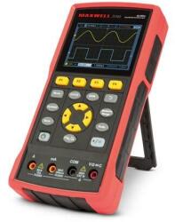 Maxwell Kézi oszcilloszkóp akkumulátoros 3.5" színes LCD - AC/DC, 400V, 40MHz, 2 csatorna, 8K/4K 25360