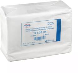 Panep géz, kompressziós, 8 réteg, nem steril, 100 darab 10×20 cm (06104)