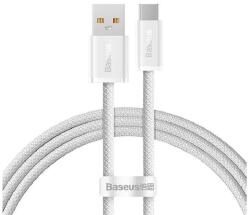 Baseus DYNAMIC adatkábel (USB - Type-C, 6A, 100W, gyorstöltő, 100cm, cipőfűző) FEHÉR