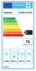 Elica - Páraelszívó NORMA H6 IX/BL/A/60