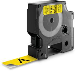 DYMO D1 19mmx7m fekete/sárga feliratozógép szalag (NDY0720880) - officedepot