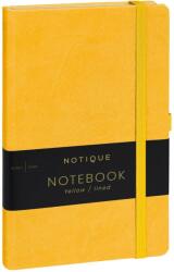Notique Notes vonalas, 13×21 cm, sárga