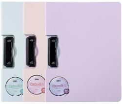 DELI Flipchart DELI Colorat A/4 PP cu capac culcat pastel mixt (DEF314)