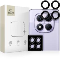 Tokgalaxis Xiaomi Poco X7 5G kompatibilis - Tech- Protect Camring Pro - kameralencse fekete védőkeret (TG-FD5906302361427-2)