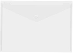 Forster Irattartó mappa készlet, A4, lágy gombbal, áttetsző fehér, 10 db