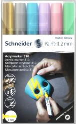 Schneider Paint-It 310 Akril filctoll készlet, 6 db, 2 mm méret