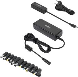 Rebel Electro Laptop töltő, Rebel 90 W 15-20 V, 11 csatlakozó, automata, USB-C (KOM0962)