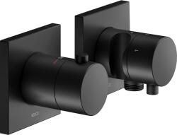 KEUCO Edition 11 zuhanycsaptelep süllyesztett z termosztáttal fekete 51153371232 (51153371232)