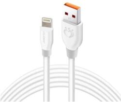  Olesit Adat- és Töltőkábel K192, 150 cm, Lightning/USB csatlakozó, 2.4A gyorstöltés, fehér (UNS-K192)