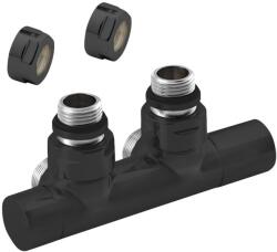 Sapho Twin Black radiátor szelep fekete CP4101BS