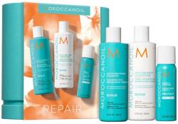 Moroccanoil tavaszi szett a sérült haj helyreállítására, amely samponból + javító kondicionálóból 250 ml + javító maszk 75 ml